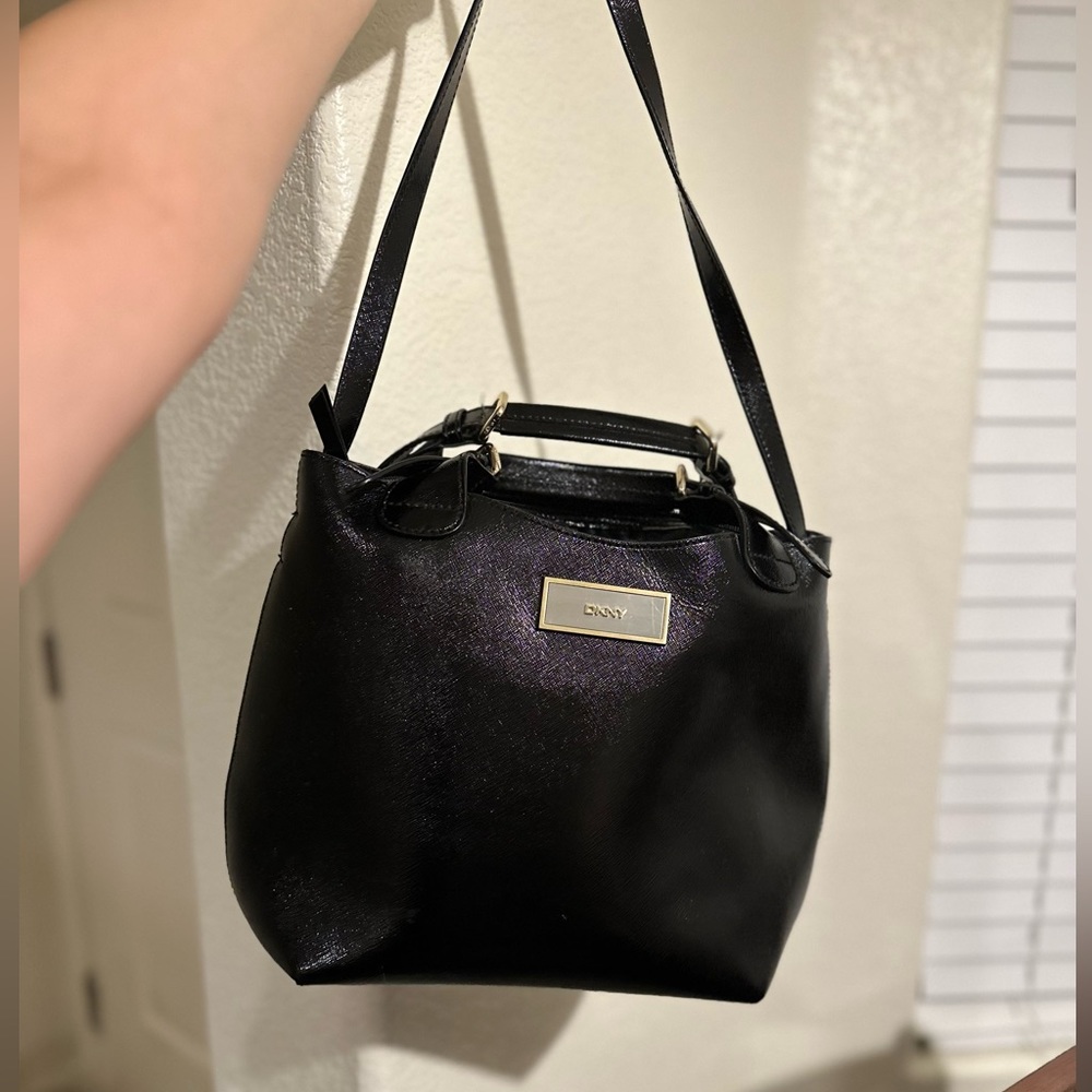 DKNY Medium Size Black Satchel